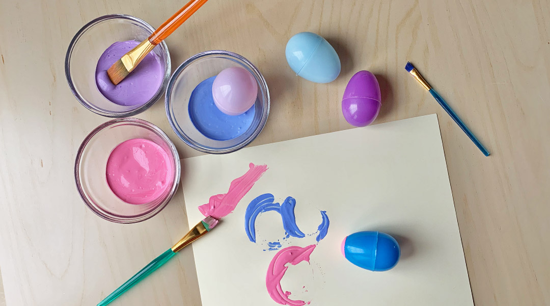 Paint Egg Trails! Learning Jungle Canada