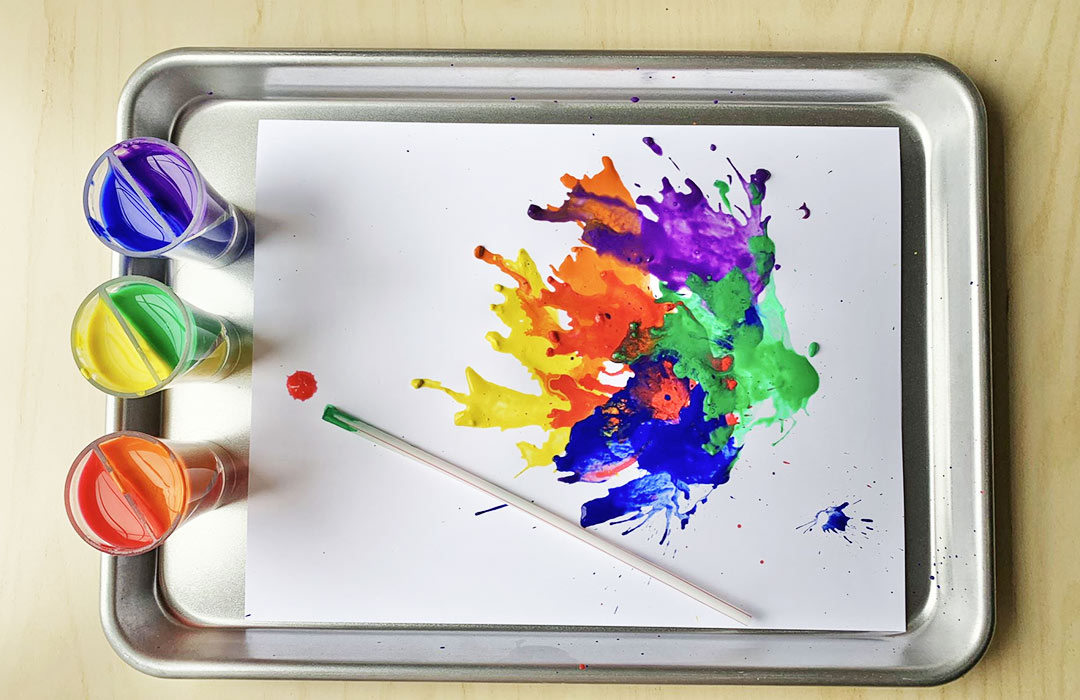 Blow Painting Learning Jungle